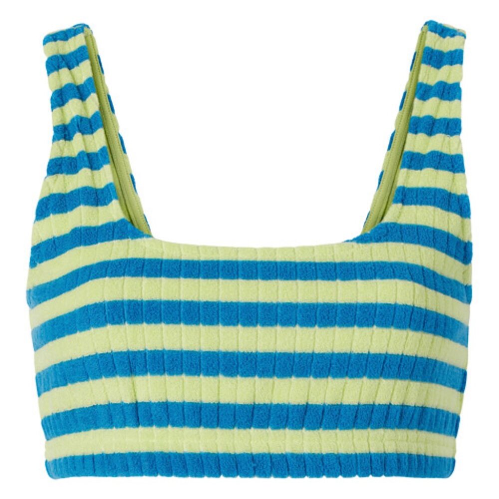 Medium Terry Cloth Striped Bralette - Sincerely Jules for Bandier